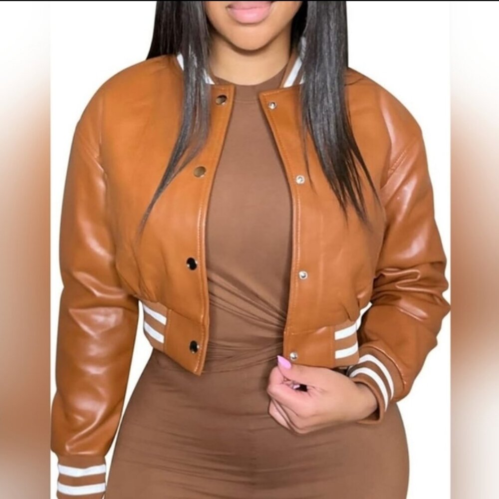 Crop Bomber Jacket